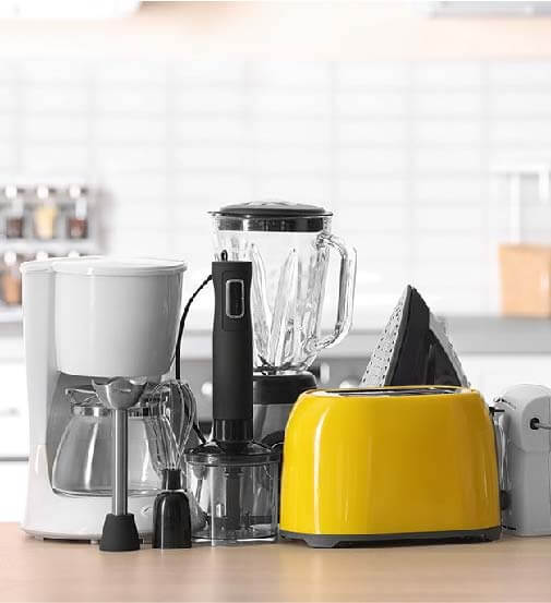 most commonly used Appliances in kitchen