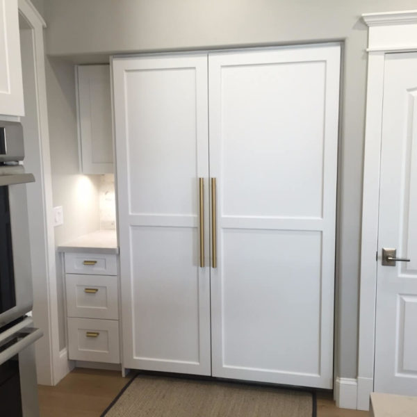 white pantry doors
