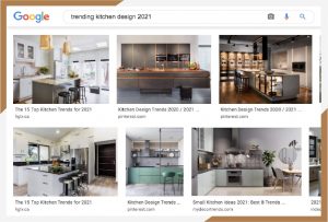 how to search google kitchen design trends