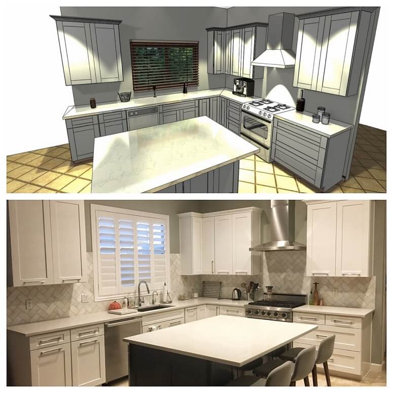 Transitional kitchen design-Avondale kitchen Design 2