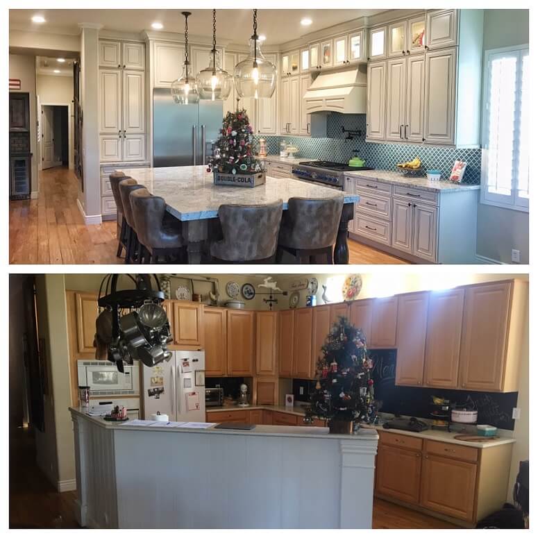DC Ranch HKD Kitchen 1 Kitchen before and after