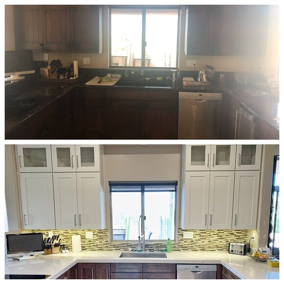 Transitional Grayhawk HKD Kitchen Before and After 2