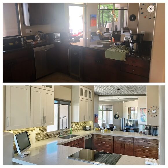 Transitional Grayhawk HKD Kitchen Before and After 4