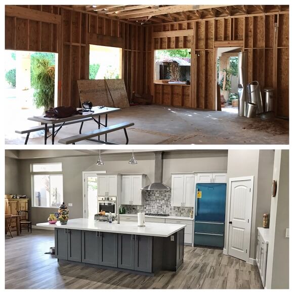 Transitional Scottsdale HKD Kitchen 3 before and after 2