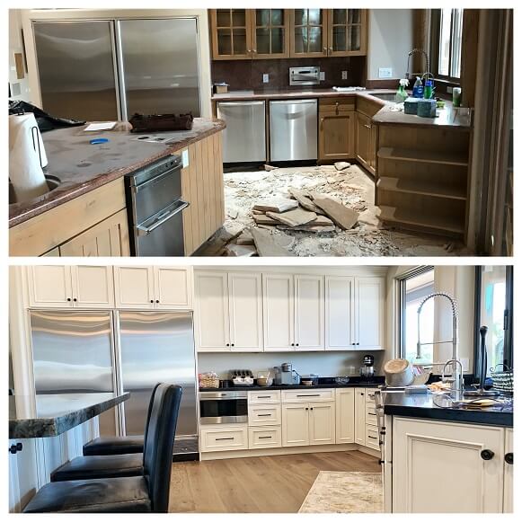 Troon HKD Kitchen 1 Before and After