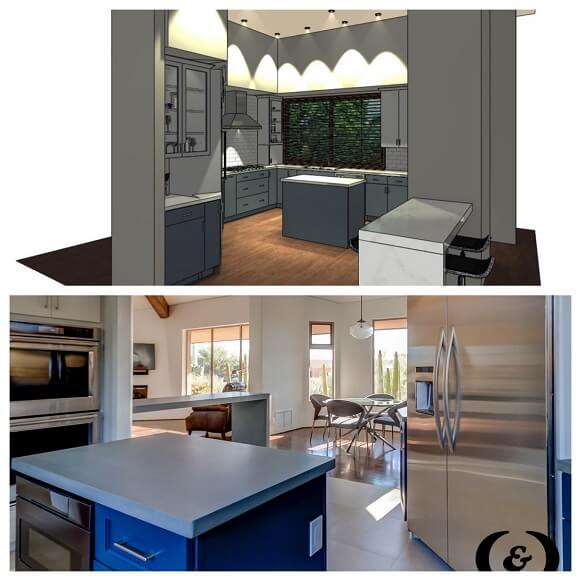 2. Before and After design of Boulders HKD Kitchen 1