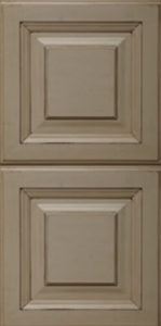 Opaque Pewter paint cabinet