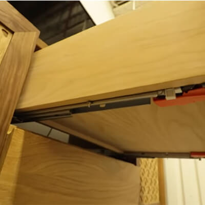 Under-mount draw Cabinet door slides