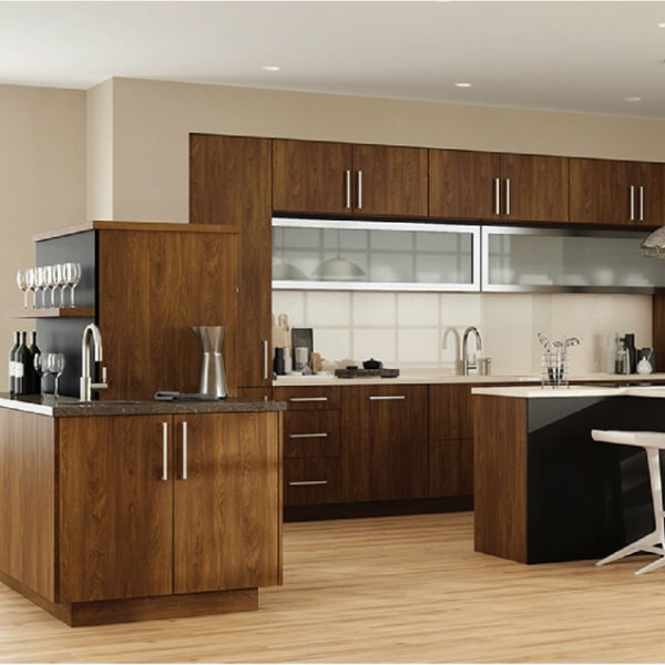 Soft-Touch Laminate cabinets