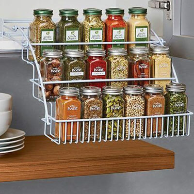 Spices racks In cabinet