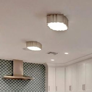 Surface lights in kitchen