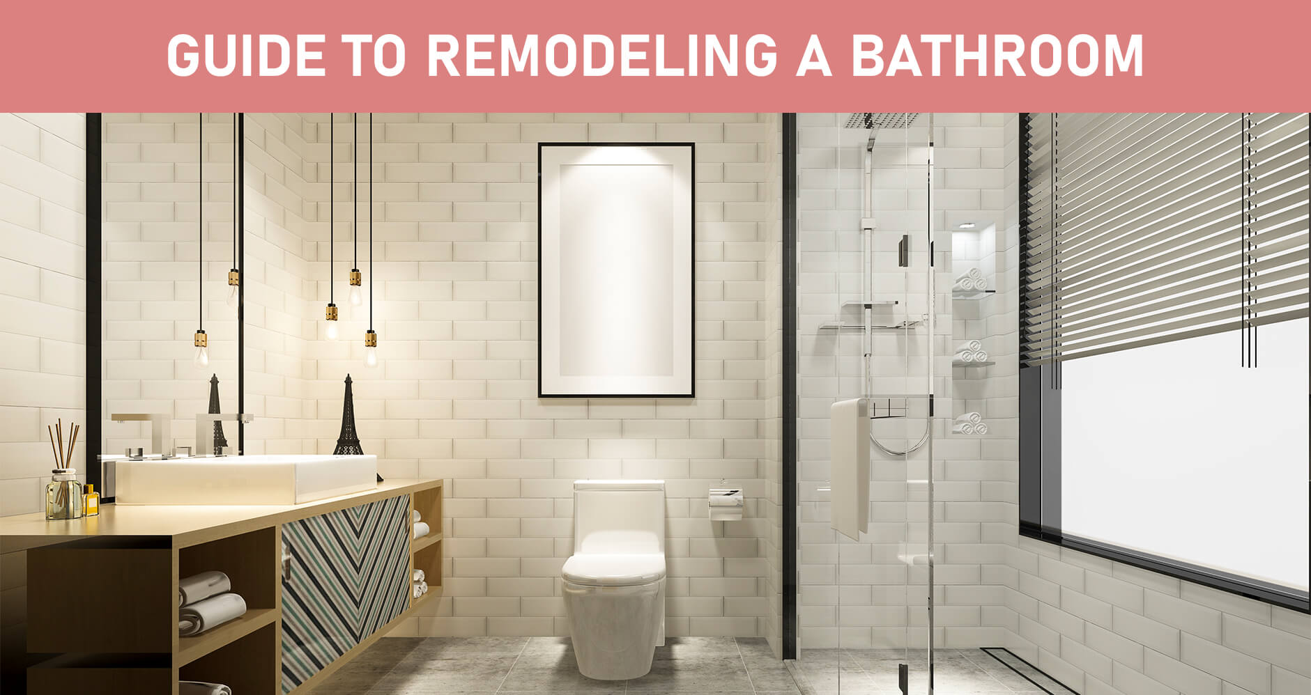Step by step Guide to Remodeling a Bathroom Featured image
