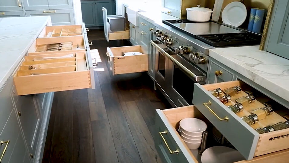 Maximizing Storage Space by Rev-A-Shelf Cabinetry