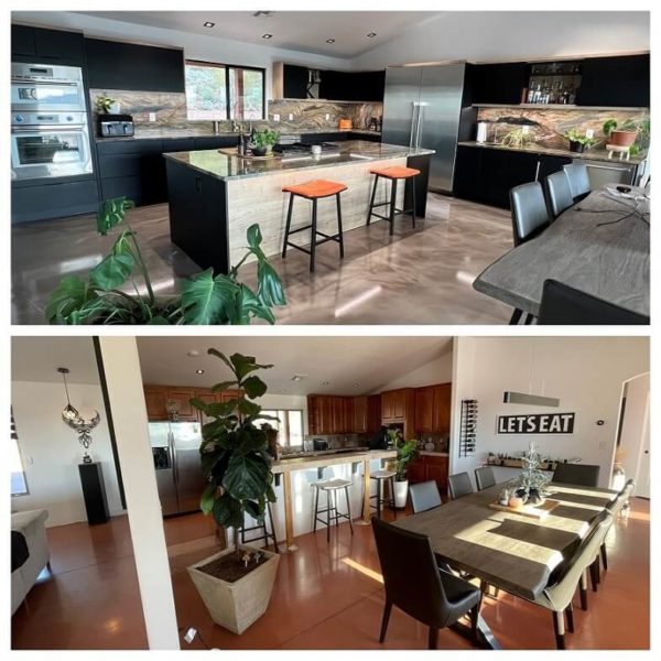 Cave Creek Contemporary Kitchen Before After 1