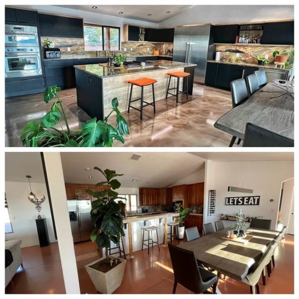 Cave Creek Contemporary Kitchen Before After 4
