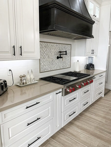Transitional Kitchen cooking stove