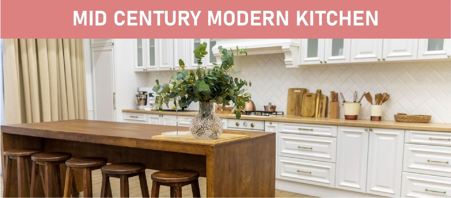 Mid Century Modern Kitchen Featured Image